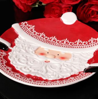 صحن بابا نويل صغير كريسماس  35188