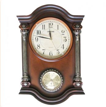 ساعة Lisheng بني شمعة