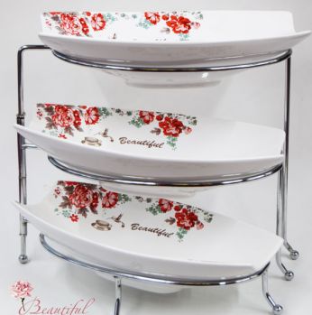 بوفيه3طبقات بيضاوي    ،9179626  بيوتيفل