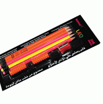 قلم رصاص مع مبراية  ، ادميرال 12قلم