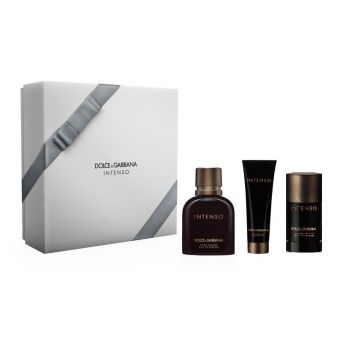 عطر رجالي Dolce & Gabbana Intenso 3 Pc. EDP 125ml, Deo STick 75ml & Shower Gel 50ml  