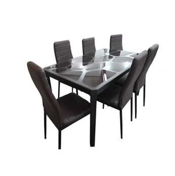 طاولة مطبخ مع 6/4 كراسي شوندا