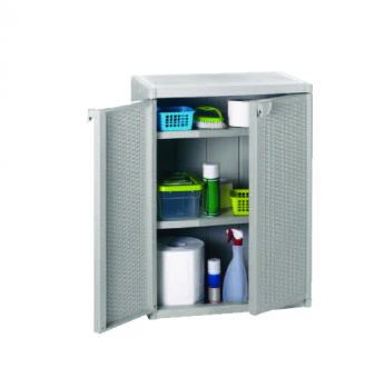 خزانة رتان 93سم رمادي gensini