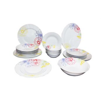 طقم صحون 26 قطعة happy