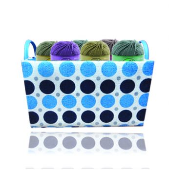 سلة قش ملون دوائر   996836