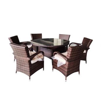 طاولة 135 سم مع 6كراسي ،  امريكانarz