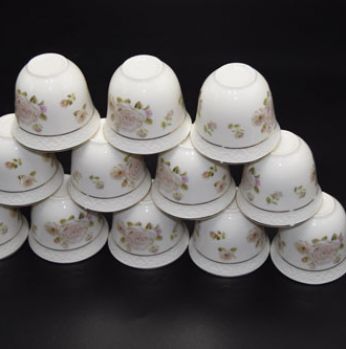 6 فنجان قهوة سادة white flower