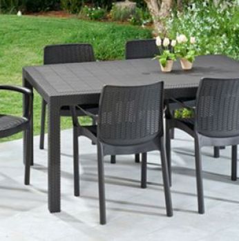 طاولة ميلودي مع 6  كراسي بالي