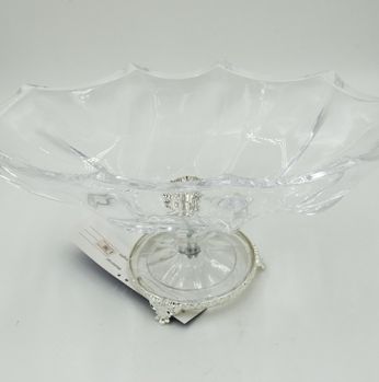 جاط بيضاوي كريستال فضي 9169211