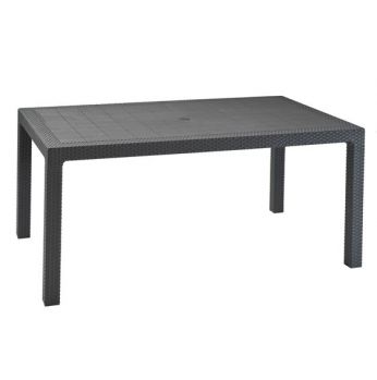 طاولة رتان مستطيل (160*94) Melody