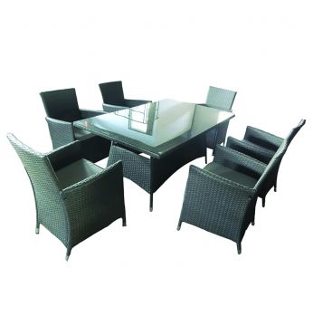 طاولة+6 كراسي مستطيل  Ivory