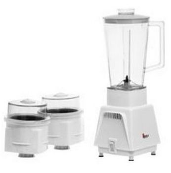 ستار شيف - خلاط و 2 مطحنة بشفرات ستانلس ستيل، 200 واط موديل (mx-242)