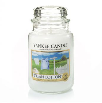 مرطبان شمع YANKEE 623g Clean Cotton