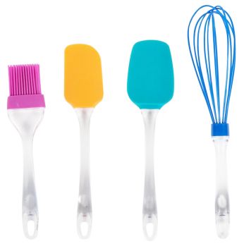 سيليكون علبة 4 قطع سيليكون شفاف  916154