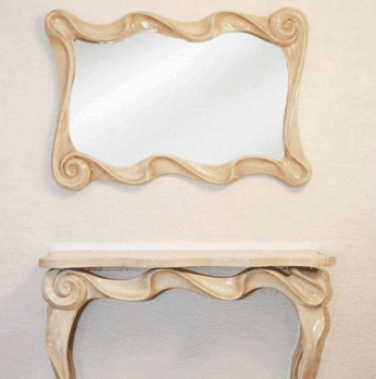 كونصول +مراية عاج Yetkin