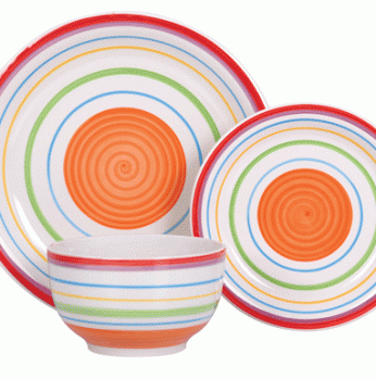 طقم صحون 18 قطعة