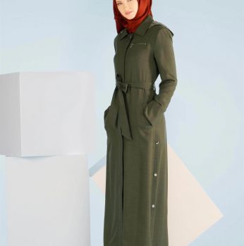 ترانشكوت ألفينا 17-1030 صيفي لون اخضر - نمرة 40