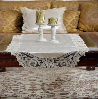 مفرش طاولة جلوريا 90*90 Ashram