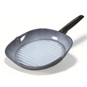 مقلى جريل مربع جرانيت محزز 28 سم