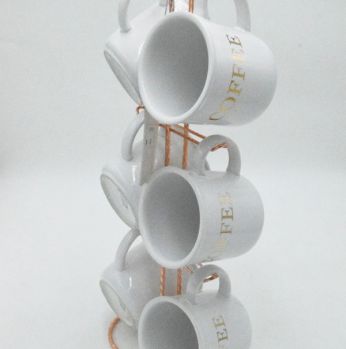 طقم 6 مج مع ستاند حديد  ،9179101 ميلانو