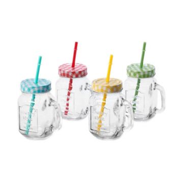 كاسة مصاصة شفاف  عدد 3