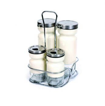 طقم زيت خل+مملحة حديد  Al4820c