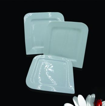 صحن مربع ابيض 8 happy 998740