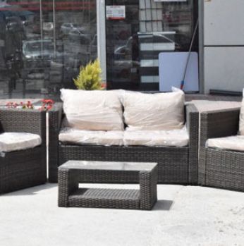 طقم كنب  بني ،  ميني امريكان