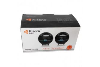 سماعات كمبيوتر Kisonli Speaker s-999  - ازرق