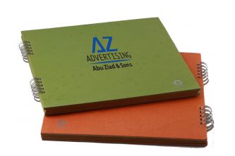 دفتر ريسايكل حجم كبيرمع غلاف مقوى   Az 