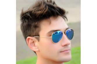 نظارة Ray-Ban Sunglasses RB 3025  - ازرق مموج 