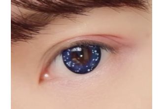 زوج عدسات لاصقة تجميلية جلاكسي - Galaxy Violet