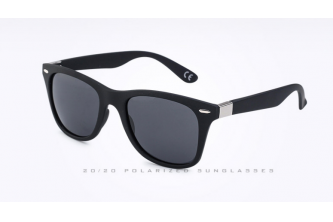 نظارة Polarized Sunglasses PL212 -  اسود بشكل اطار شبه مربعة 