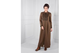 جلباب ALVINA شتوي  - 42 - Camel