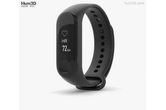 Mi band 3 الاصلية - مقاس موحد - اسود