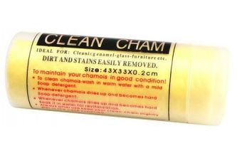 فوطة كلين شام الفائقة لتنظيف السيارات وجميع الأسطح وتلميعها Clean Cham Synthetic Chamois Cloth