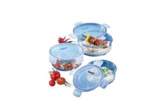 تبرويل مدور غطاء ازرق 42cl Luminarc