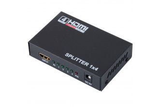 HDMI Splitter 1 input x 4 output with power adapter