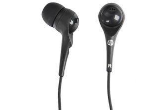 HP H1000 In Ear Headphones, Black - H2C23AA