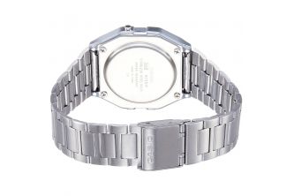 ساعة Casio Unisex Grey Dial Stainless Steel - A158WA-1DF