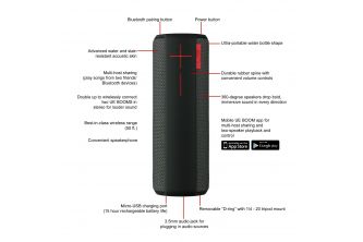 سماعة بلوتوث UE BOOM Wireless Bluetooth Speaker, Black