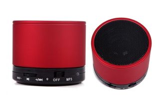 Mini Bluetooth Wireless   Speaker For iPhone Cell Phone /Tablet/Laptop Red