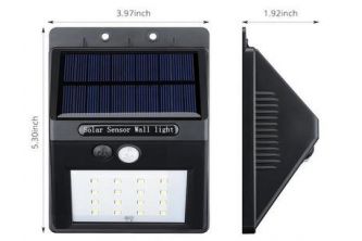 ضوء الطاقة الشمسية  Light Sensor Solar Light 16 LEDs 