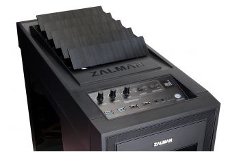 Zalman Full Tower Computer Case with Automatic Heat Ventilation H1 Black