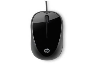  ماوس ليزر  HP x1000 Wired Mouse - Black