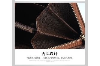 BAELLERRY Canvas Zipper Wallet Model CFB099