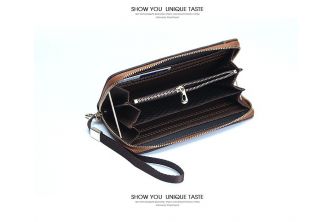 BAELLERRY Canvas Zipper Wallet Model CFB099