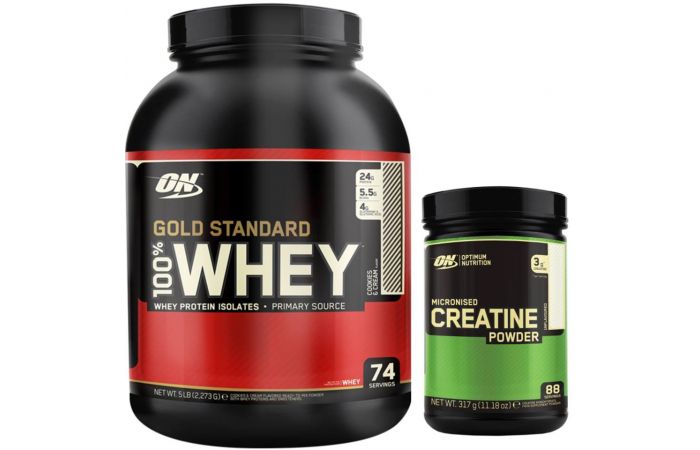   Gold Whey Standard Double Rich Chocolate 2.2KG+ Creatine