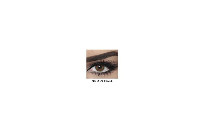 زوج عدسات لاصقة تجميلية من بيلا - natural hazel - بني