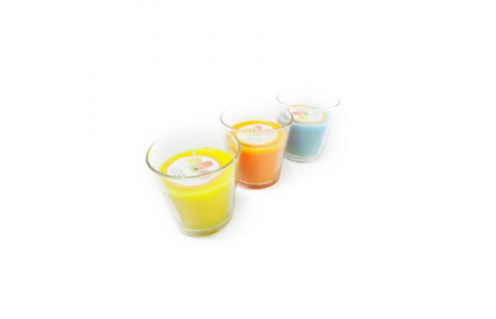 طارد الحشرات  3 قطع Citronella Mosquito Candle